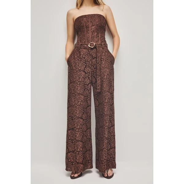 Aje Mystic Lace Bustier Top, view 7