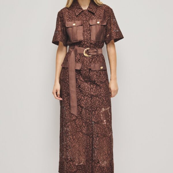 Mystic Lace Shirt Dress