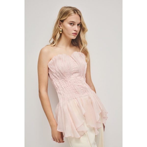 Aje Nisha Bustier Top, view 2