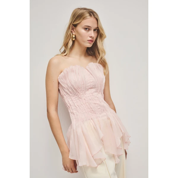 Aje Nisha Bustier Top, view 2