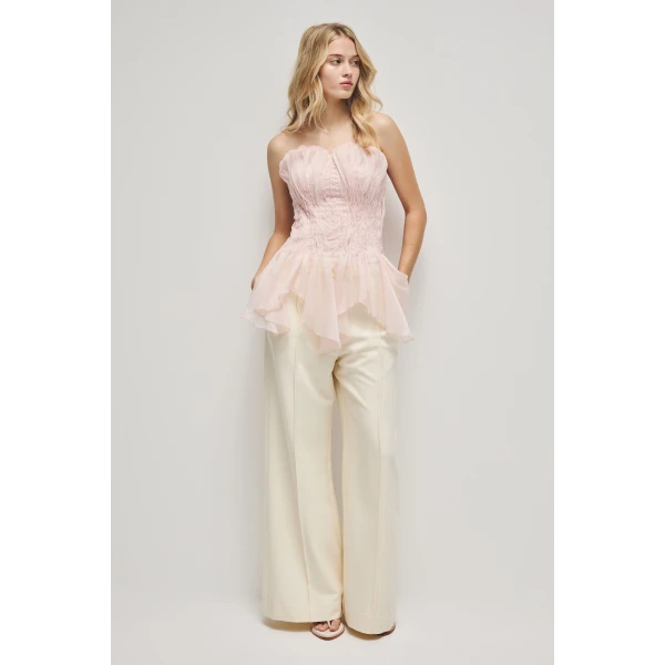 Aje Nisha Bustier Top, view 3