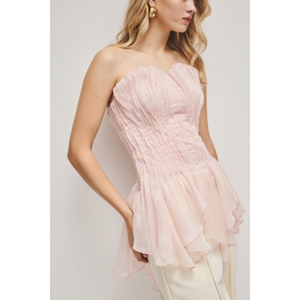 Aje Nisha Bustier Top, view 6