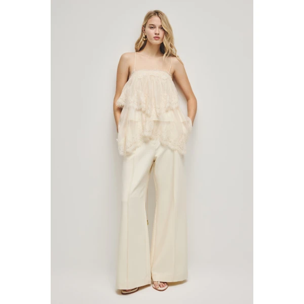 Aje Ophelia Lace Cami, view 7