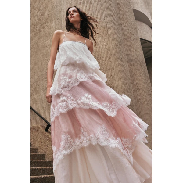 Aje Ophelia Lace Gown, view 3