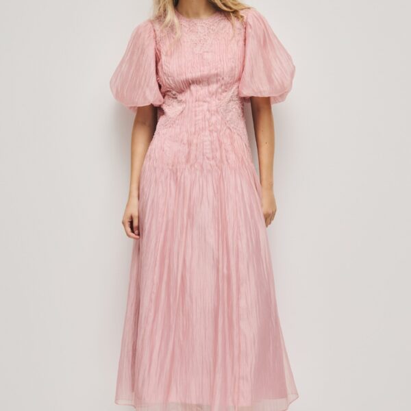 Ophelia Lace Midi Dress