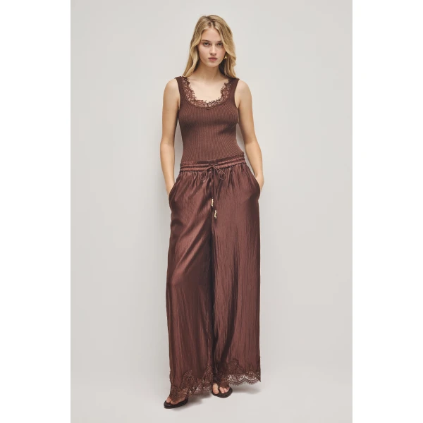 Aje Ophelia Lace Pant, view 5