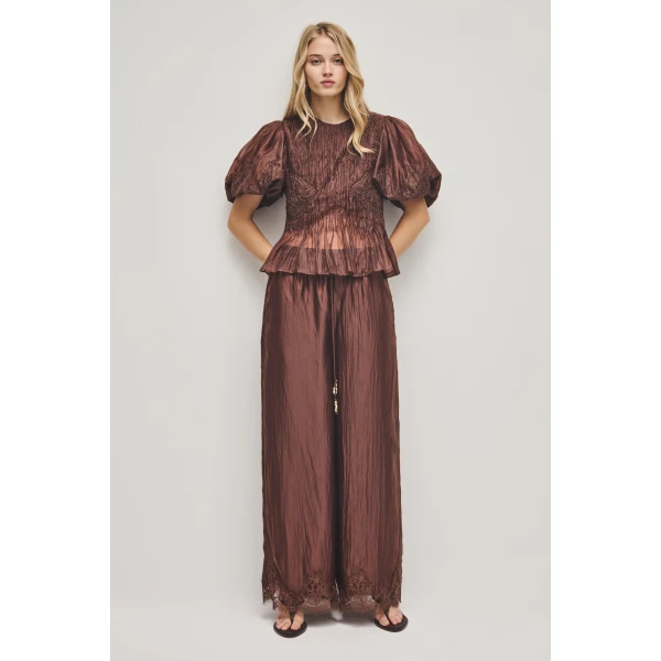 Aje Ophelia Lace Top, view 3