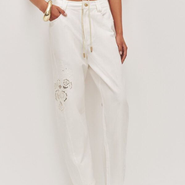Halo Embroidered Pant