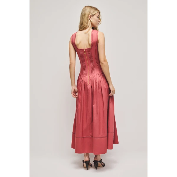 Aje Parallel Midi Dress, view 6