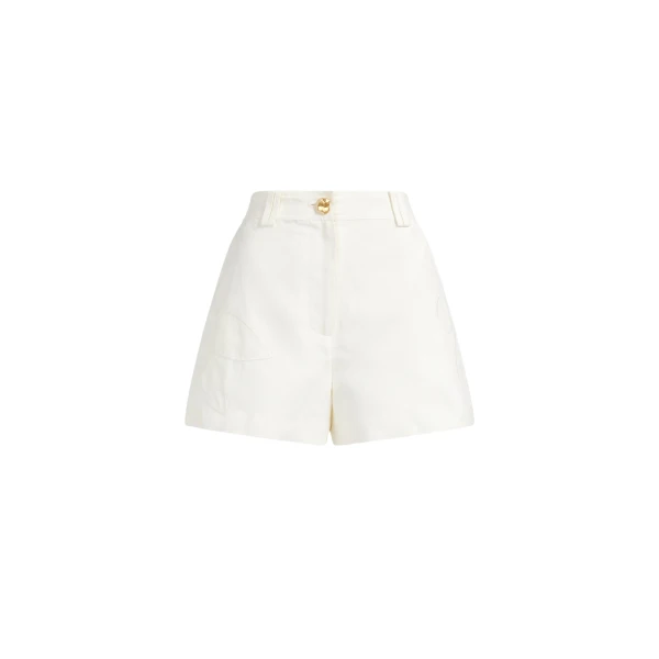 Aje Ivory Shorts