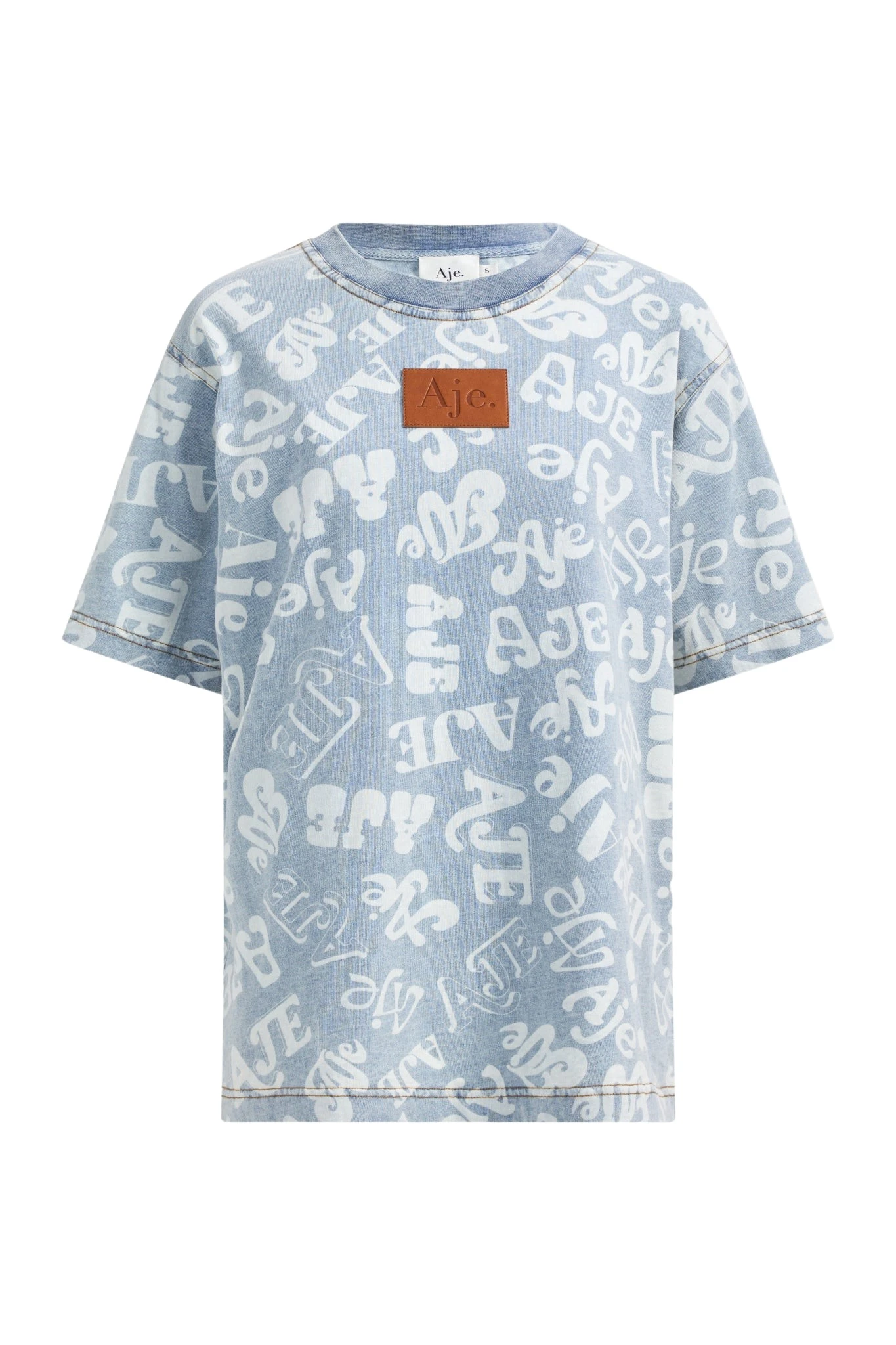 Aje-aus-Tops-Cary-Logo-Tee62891_nobg Aje Grey Tops