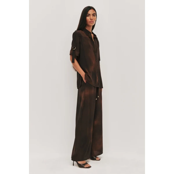 Aje Glaze Silk Shirt, view 6