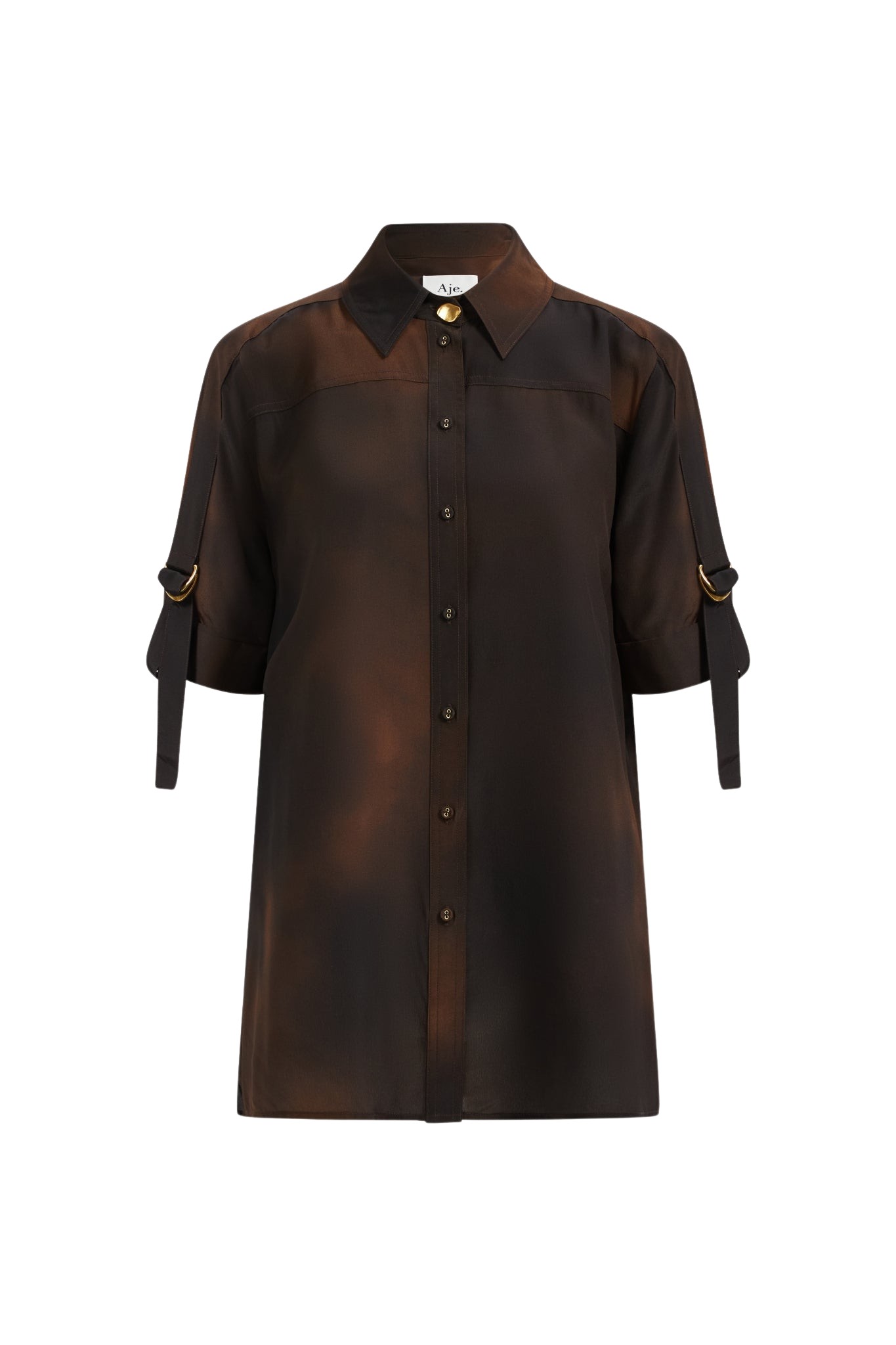 Aje Glaze Silk Shirt