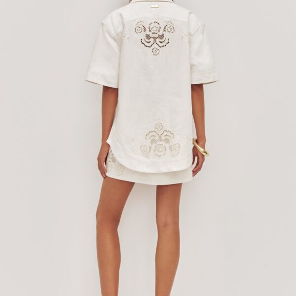 Aje Aus Tops – structured silhouette with raw femininity from Coveti
