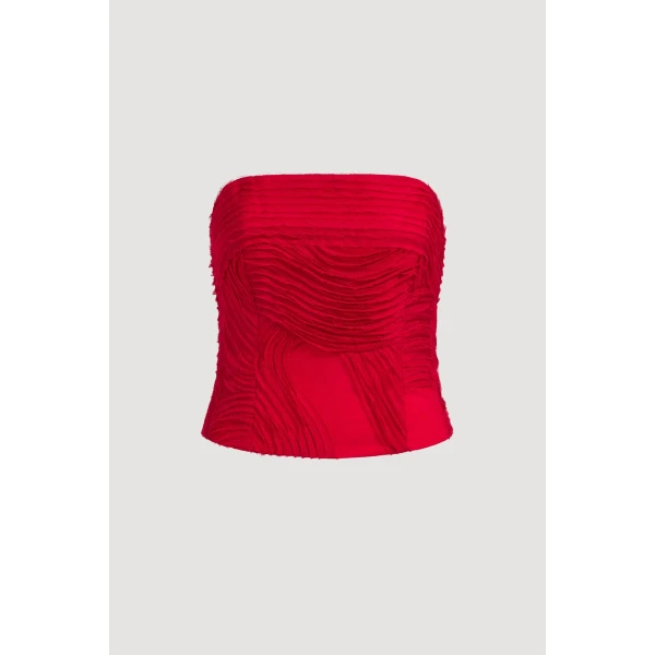 Aje clothing Aus Tops – structured silhouette with raw femininity from Coveti