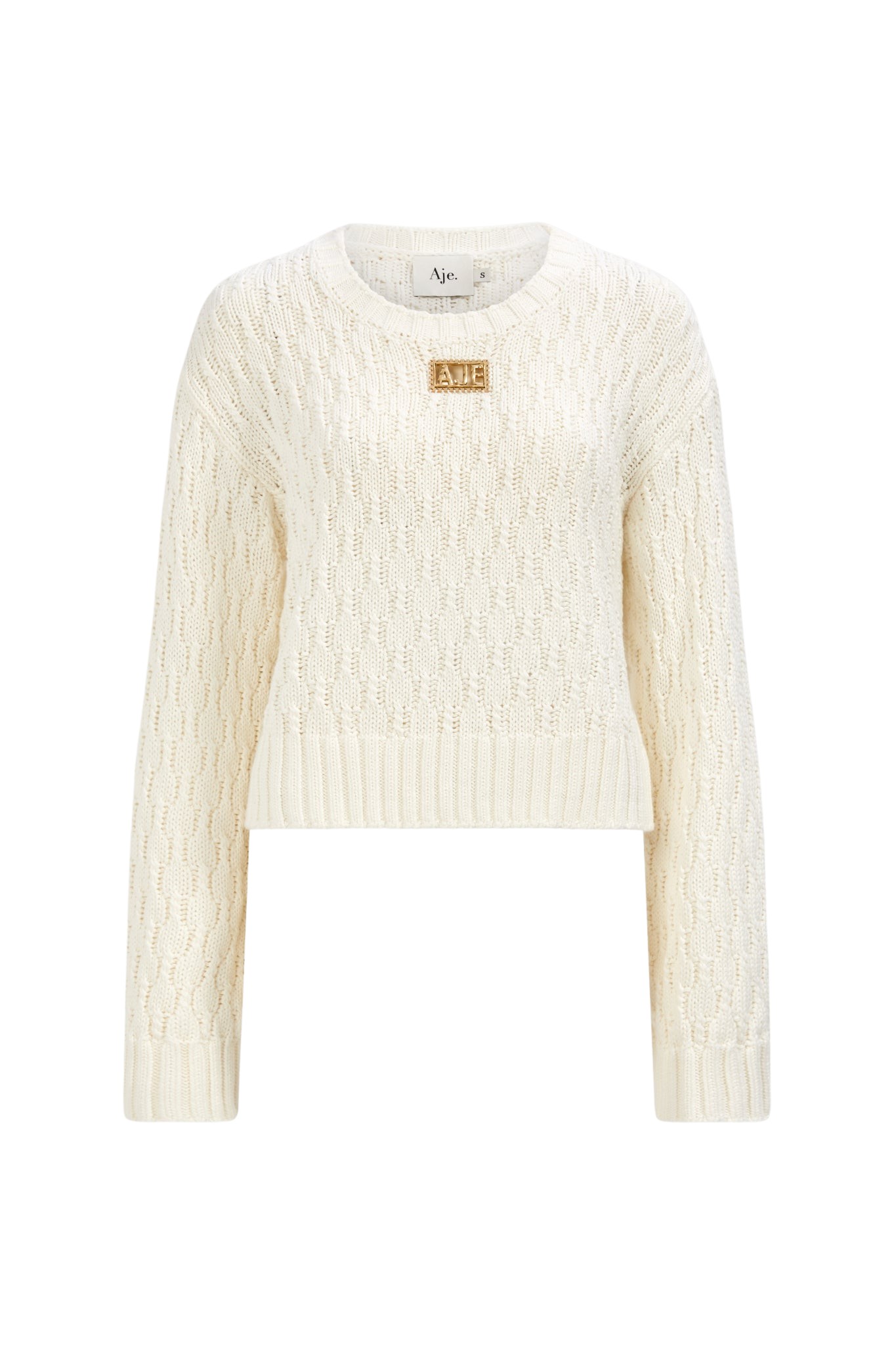 Aje-aus-Venus-Knit-Jumper46904_nobg Aje Ivory