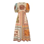 Alemais Alberta Midi Dress  Sustainable Dresses with Alemais print - Coveti Australian Designer