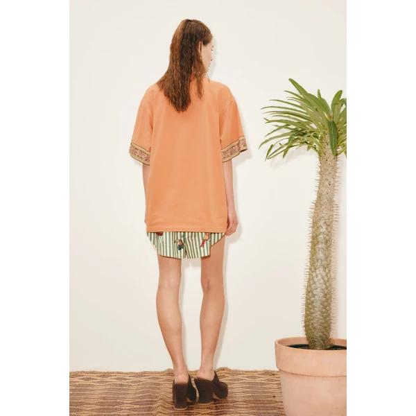 Alemais Alberta Tee  Sustainable Tops with Alemais print - Coveti Australian Designer