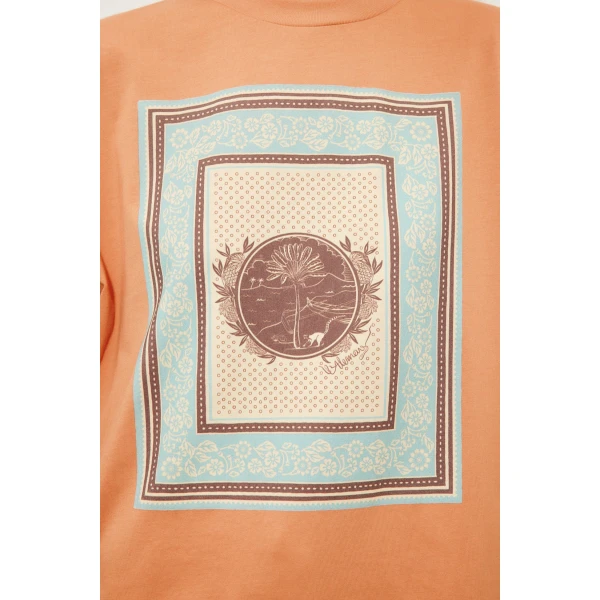 Alemais Alberta Tee  Sustainable Tops with Alemais print - Coveti Australian Designer