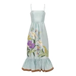 Alemais Alfie Midi Dress  Sustainable Dresses with Alemais print - Coveti Australian Designer