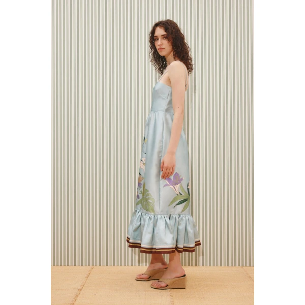 Alemais Alfie Midi Dress  Sustainable Dresses with Alemais print - Coveti Australian Designer