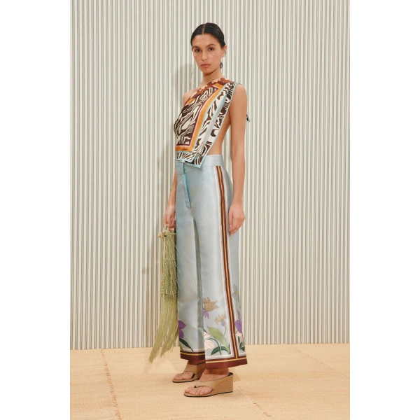 Alemais Alfie Pant  Sustainable Pants with Alemais print - Coveti Australian Designer