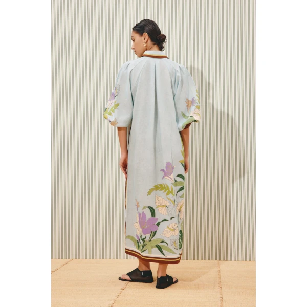 Alemais Alfie Shirtdress  Sustainable Dresses with Alemais print - Coveti Australian Designer
