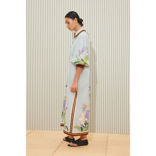 Alemais Alfie Shirtdress  Sustainable Dresses with Alemais print - Coveti Australian Designer