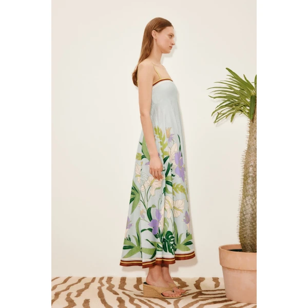 Alemais Alfie Sundress  Sustainable Dresses with Alemais print - Coveti Australian Designer