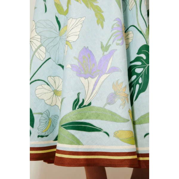 Alemais Alfie Sundress  Sustainable Dresses with Alemais print - Coveti Australian Designer