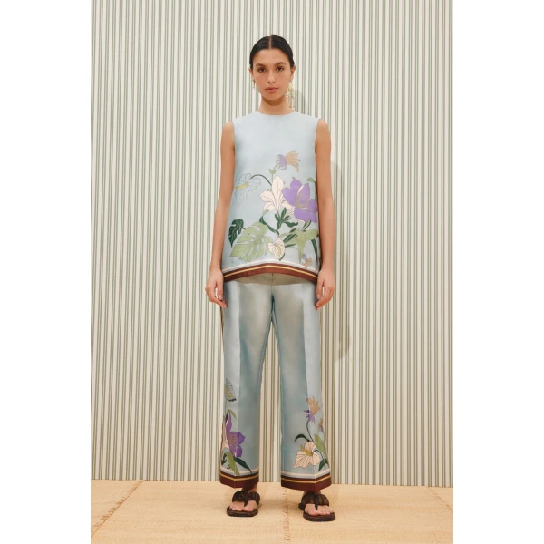 Alemais Alfie Top  Sustainable Tops with Alemais print - Coveti Australian Designer