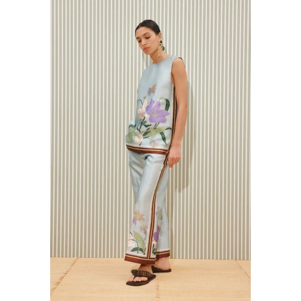 Alemais Alfie Top  Sustainable Tops with Alemais print - Coveti Australian Designer