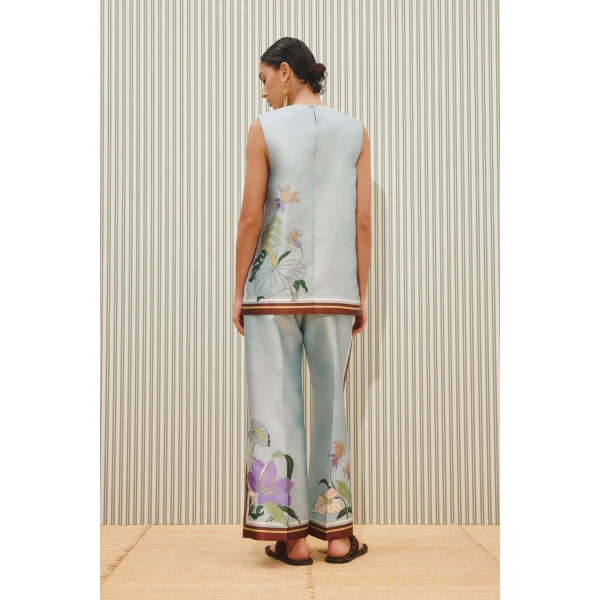 Alemais Alfie Top  Sustainable Tops with Alemais print - Coveti Australian Designer