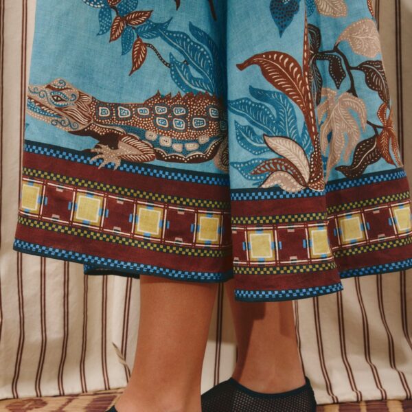 Alemais Georgie Midi Dress  Sustainable Dresses with Alemais print - Coveti Australian Designer