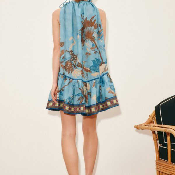 Alemais Georgie Mini Dress  Sustainable Dresses with Alemais print - Coveti Australian Designer