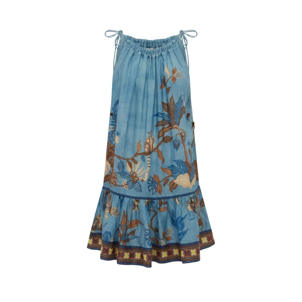 Alemais Georgie Mini Dress  Sustainable Dresses with Alemais print - Coveti Australian Designer