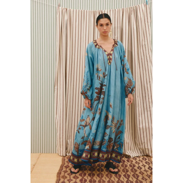 Alemais Georgie Pool Dress  Sustainable Dresses with Alemais print - Coveti Australian Designer
