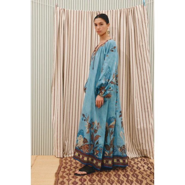 Alemais Georgie Pool Dress  Sustainable Dresses with Alemais print - Coveti Australian Designer