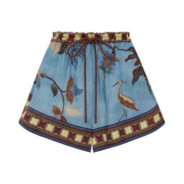 Alemais Georgie Short  Sustainable Shorts with Alemais print - Coveti Australian Designer