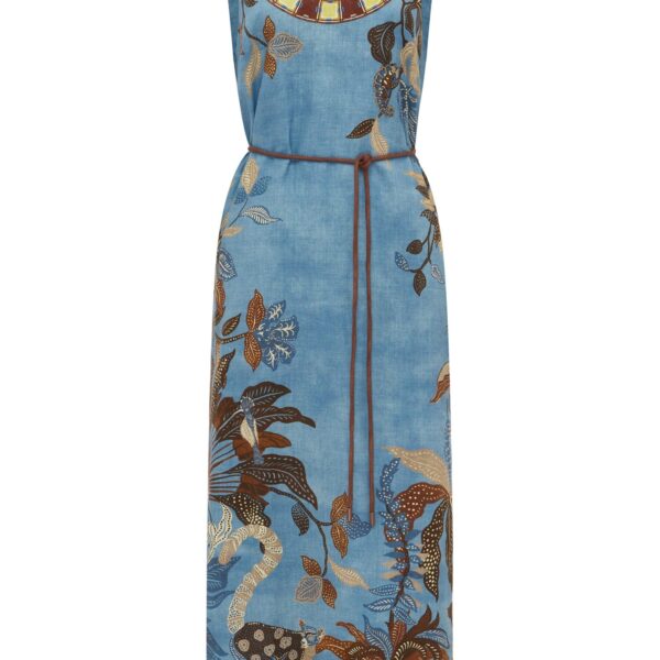 Alemais Georgie Sleeveless Midi Dress  Sustainable Dresses with Alemais print - Coveti Australian Designer