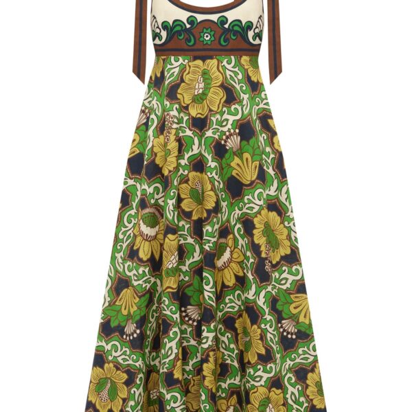 Alemais Liana Ballet Sundress  Sustainable Dresses with Alemais print - Coveti Australian Designer