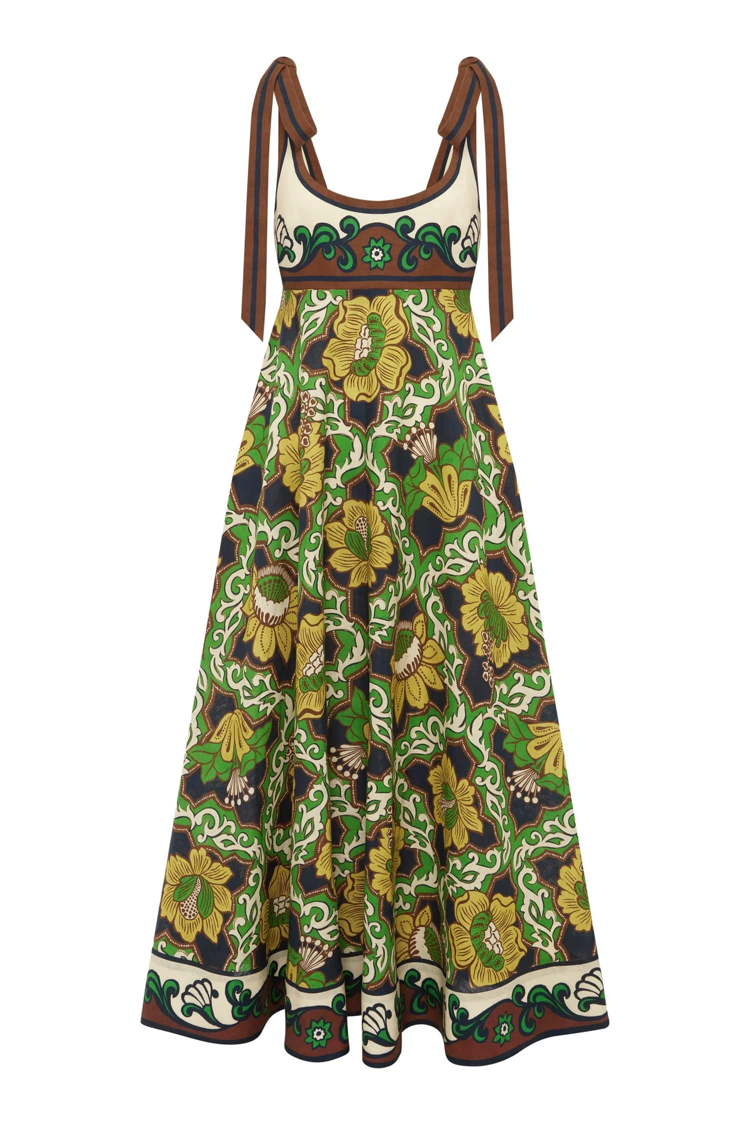 Liana Ballet Sundress by Alemais - Dresses Alemais Liana Ballet Sundress Sustainable Dresses with Alemais print - Coveti Australian Designer