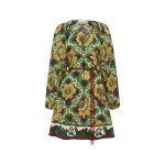 Alemais Liana Mini Dress  Sustainable Dresses with Alemais print - Coveti Australian Designer