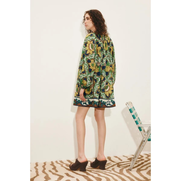 Alemais Liana Mini Dress  Sustainable Dresses with Alemais print - Coveti Australian Designer