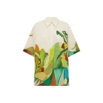 Alemais Mokshini Shirt  Sustainable Tops with Alemais print - Coveti Australian Designer