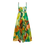 Alemais Mokshini Sundress  Sustainable Dresses with Alemais print - Coveti Australian Designer