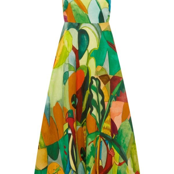 Alemais Mokshini Sundress  Sustainable Dresses with Alemais print - Coveti Australian Designer