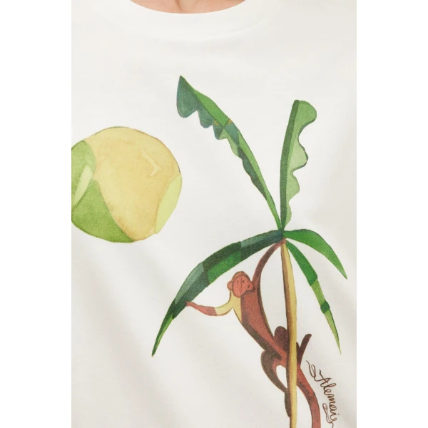 Alemais Mokshini Tee  Sustainable Tops with Alemais print - Coveti Australian Designer