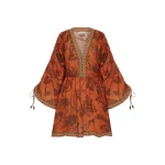 Alemais Monkey Dance Mini Dress  Sustainable Dresses with Alemais print - Coveti Australian Designer
