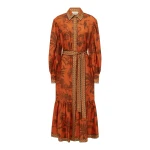 Alemais Monkey Dance Silk Shirtdress  Sustainable Dresses with Alemais print - Coveti Australian Designer